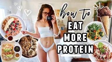 HOW TO EAT MORE PROTEIN to GET TONED 💪🏻 What I Eat on a Rest Day to Hit my Protein Goals