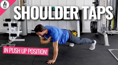 Shoulder Taps in Push-Up Position - Exercises That Work Your Core