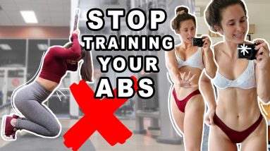 STOP TRAINING ABS to get abs | What I Eat to Lose Fat + Get Abs