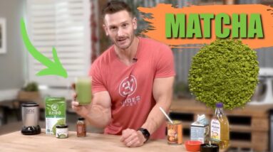 Homemade Pumpkin Matcha Latte with 2g Net Carbs!