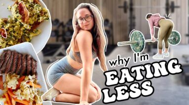I CUT MY EXERCISE IN HALF ➡️ here's how I changed my diet