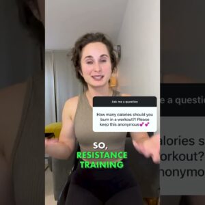 How many CALORIES should you BURN?