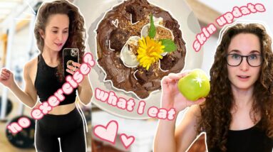 I'm Quitting the Gym.... // BAD Skin Update + Full Day of Eating