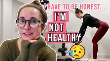 I'm Not Healthy Anymore... 😥 | 30 Minute Lower Body Workout + Full Day of Eating