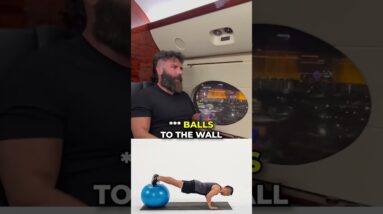 Chatting Fitness with Dan Bilzerian on his Private Jet #shorts