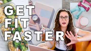 Tips to SAVE TIME on your FITNESS JOURNEY  | GET FIT & LOSE WEIGHT FASTER