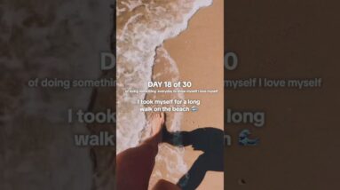 Not me romanticizing long walks on the beach with myself 🥰 #SelfLoveChallenge Day 18