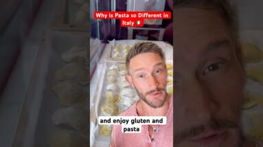 Pasta and Bread is Healthier in Italy Compared to the US #shorts #pasta #italy