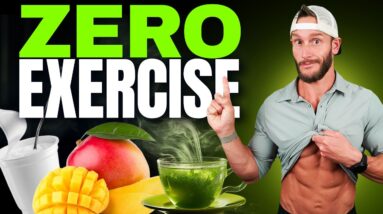 How to Drop Significant Belly Fat with NO EXERCISE (great for sedentary people)